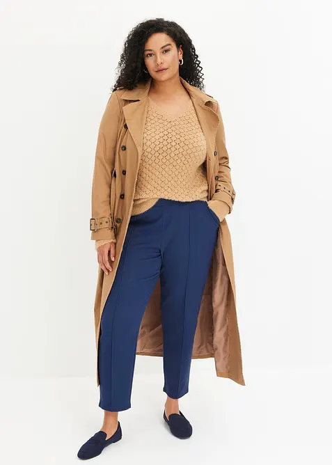 Slip on-bukse i jersey med bise, bonprix
