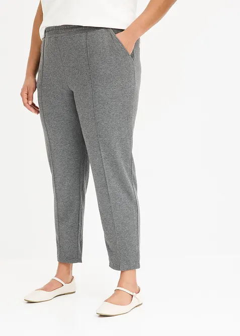 Slip on-bukse i jersey med bise, bonprix