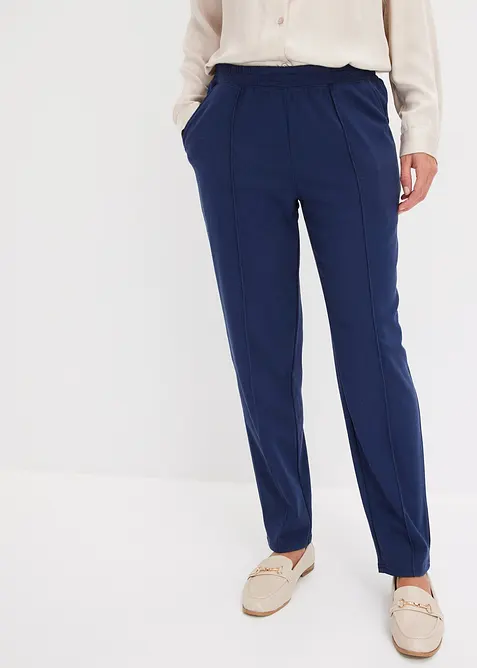 Slip on-bukse i jersey med bise, bonprix
