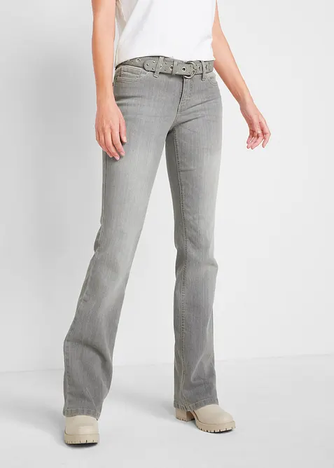 Bootcut-jeans Mid Waist, Komfort-Stretch, bonprix