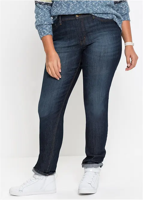 Mom-jeans Mid Waist, komfort stretch, bonprix