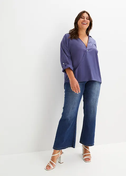 Maxikjole i lett viskose, bonprix