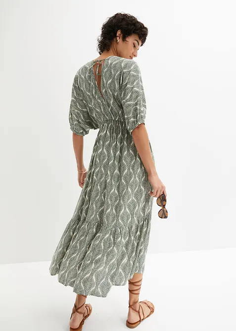 Maxikjole i lett viskose, bonprix