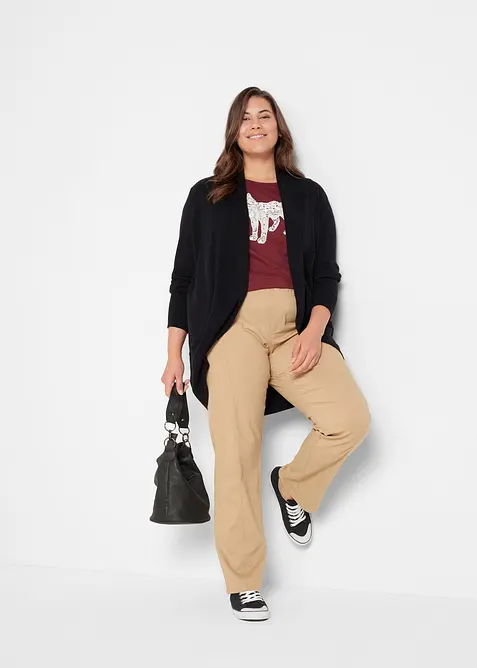 Finstrikket cardigan, bonprix