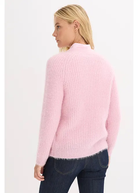 Cardigan i grov ribbestrikk, bonprix