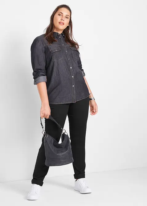 Straight-jeans Mid Waist, Stretch, bonprix