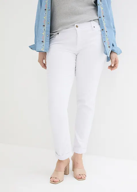 Straight-jeans Mid Waist, Stretch, bonprix