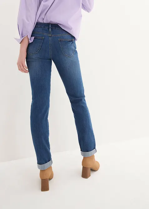 Straight-jeans Mid Waist, Stretch, bonprix