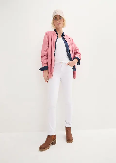 Straight-jeans Mid Waist, Stretch, bonprix