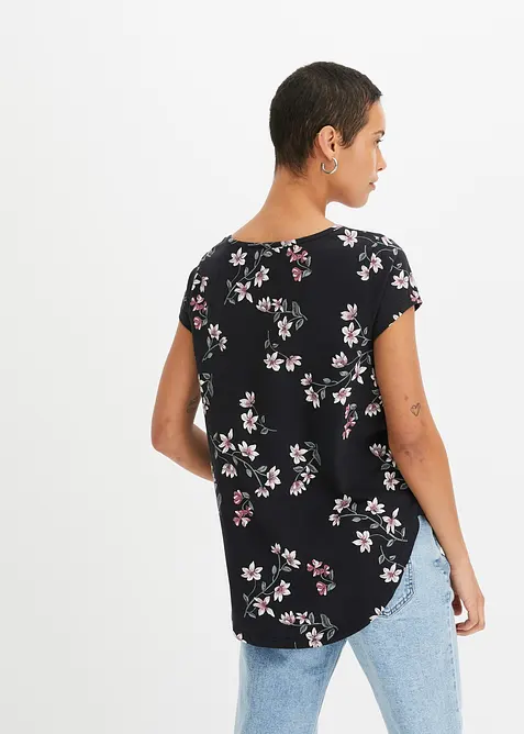 Oversized topp i bomullsmiks, bonprix