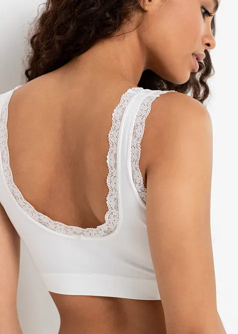 Feel Comfort Seamless-bustier (2-pack), bonprix