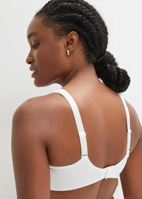 T-skjorte-BH med b&oslash;yle og glanseffekt (2-pack), bonprix