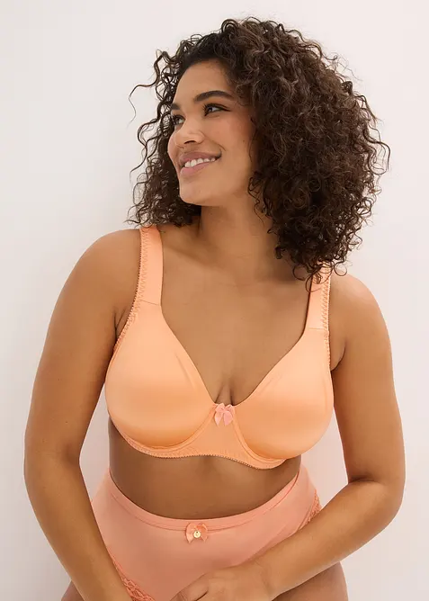 T-skjorte-BH med b&oslash;yle og glanseffekt (2-pack), bonprix