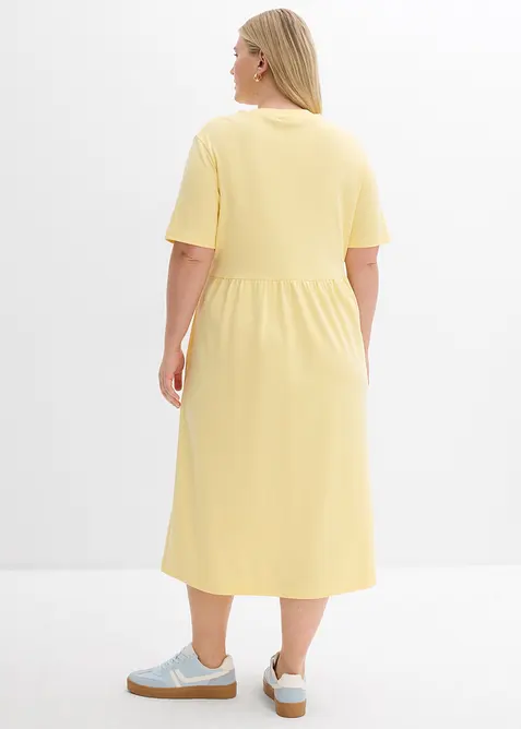 Jerseykjole i 100% bomull, bonprix