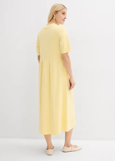 Jerseykjole i 100% bomull, bonprix