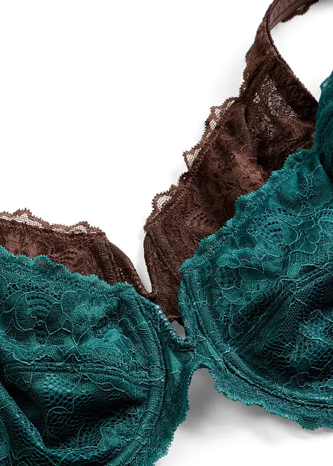 B&oslash;yle-BH med glanseffekt (2-pack), bonprix