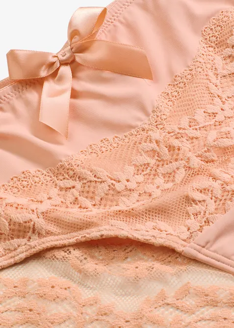 Panty med blomsterblonde, bonprix