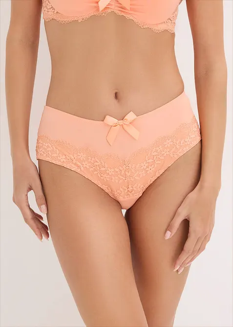 Panty med blomsterblonde, bonprix