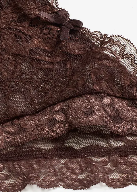 Brasiliansk truse med delikat blonde, bonprix