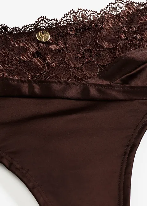 String-panty med s&oslash;ml&oslash;st bakstykke, bonprix