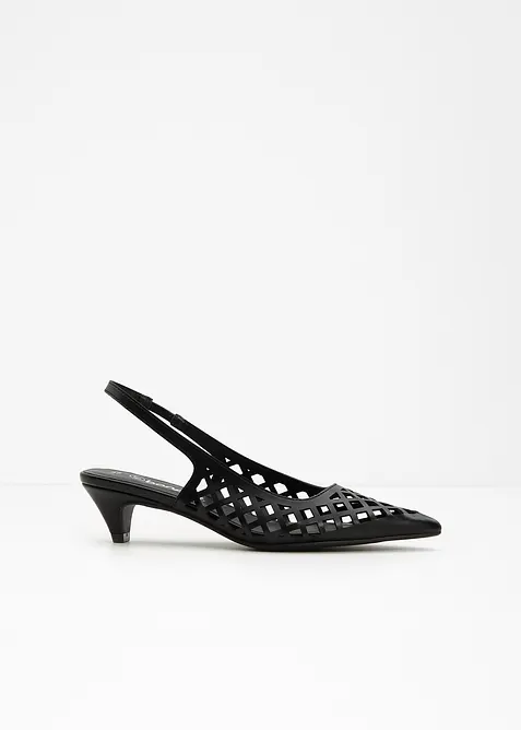 Slingbacks med cut-outs, bonprix