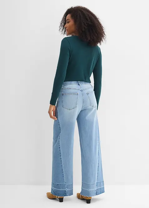Wide Leg-jeans Mid Waist, bonprix