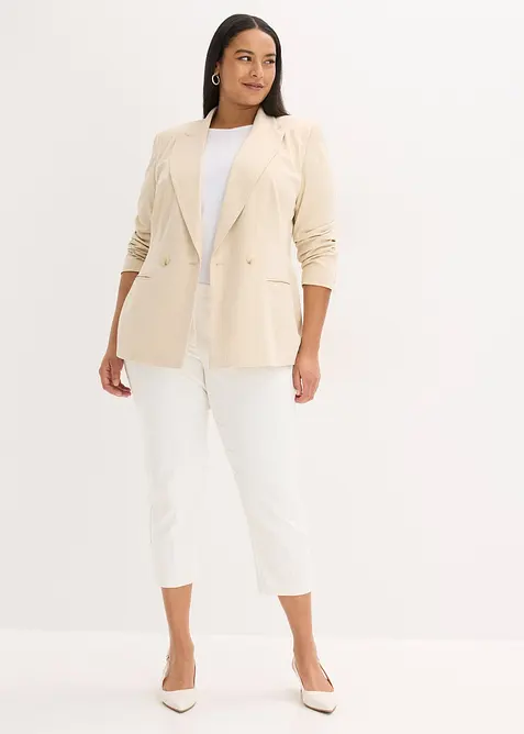 Blazer med n&aring;lestriper, bonprix