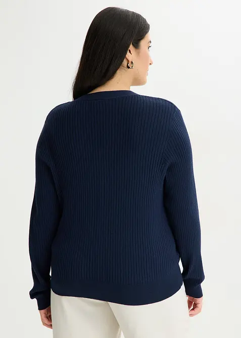 Cardigan i myk viskosemiks, bonprix
