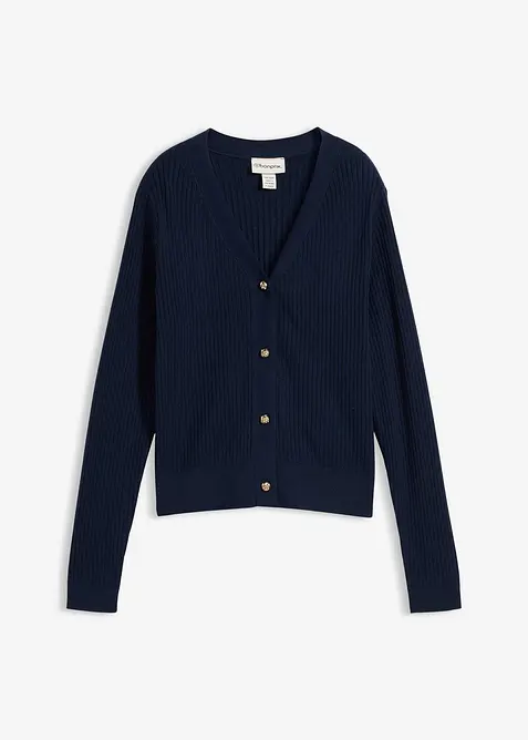Cardigan i myk viskosemiks, bonprix