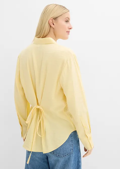 Skjorte i lett viskosemiks, bonprix