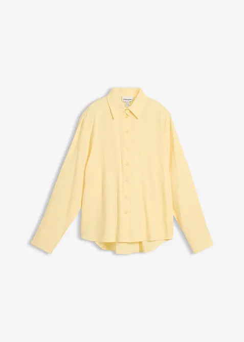 Skjorte i lett viskosemiks, bonprix