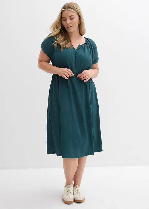 Jerseykjole i lett viskosemiks, bonprix