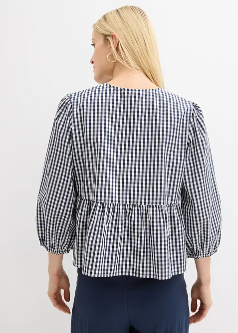 Bluse med knyting, bonprix
