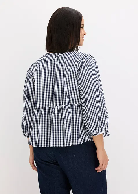 Bluse med knyting, bonprix