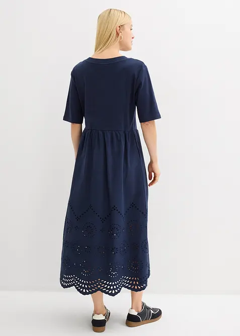 Maxikjole i 100% bomull, bonprix