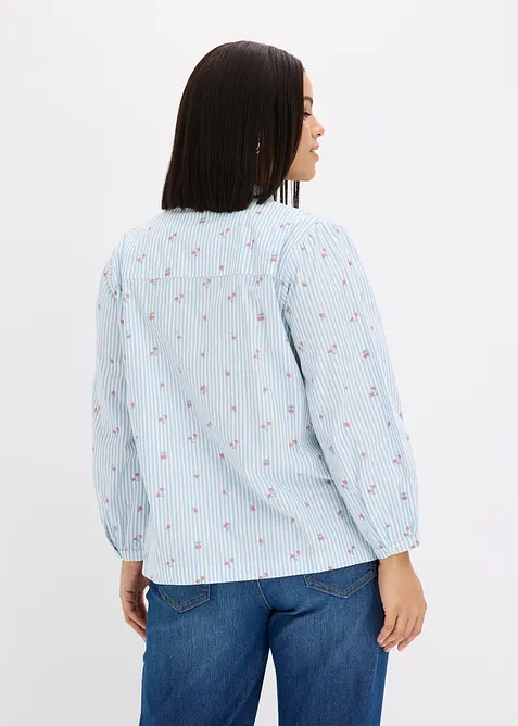 Bluse i 100% bomull, bonprix