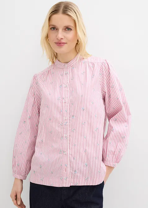 Bluse i 100% bomull, bonprix