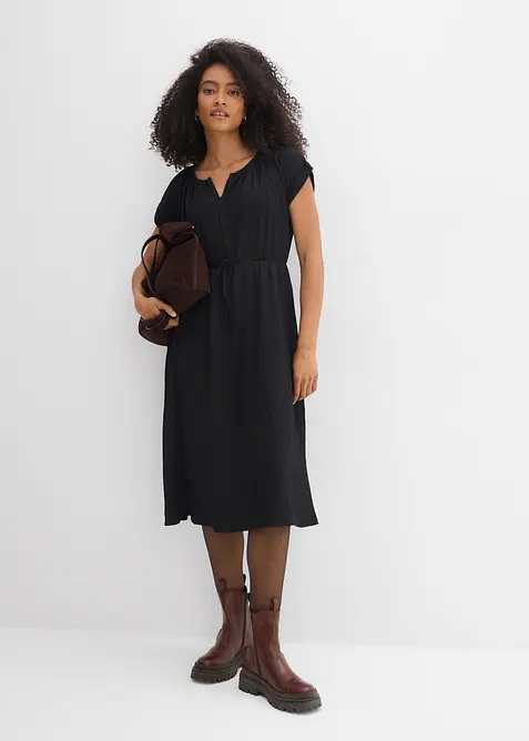 Jerseykjole i lett viskosemiks, bonprix