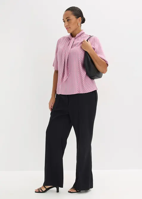 Knytebluse i myk modal, bonprix