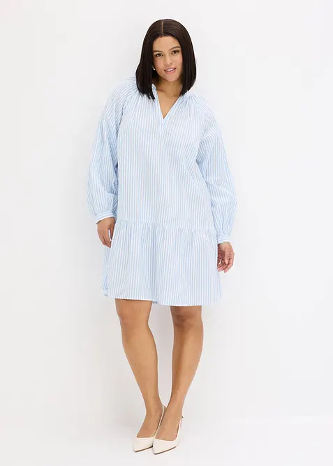 Tunikakjole i 100% bomull, bonprix