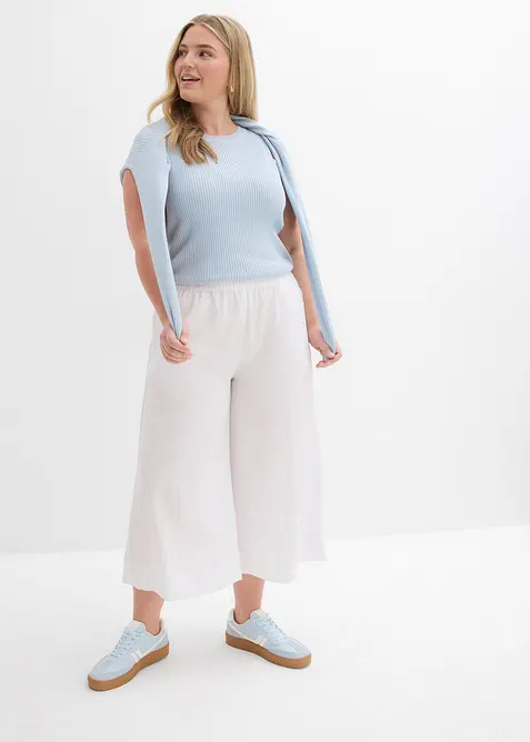 Culottes i myk viskosemiks, bonprix