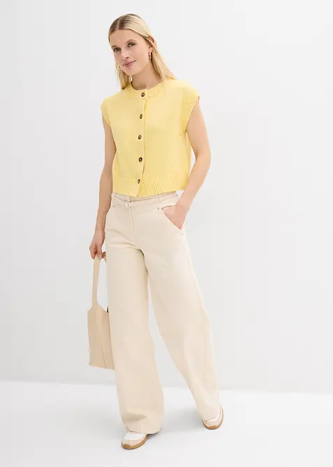 Strikkevest, bonprix