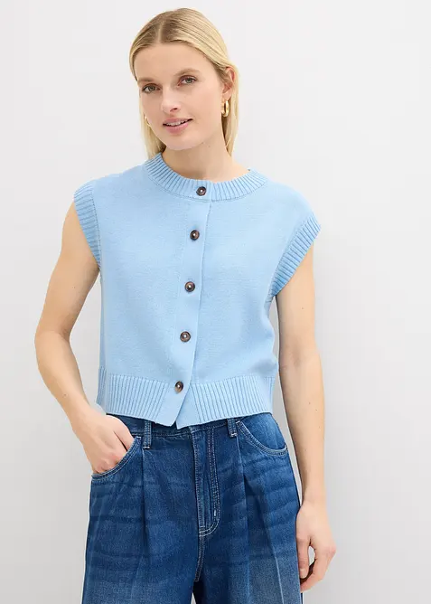 Strikkevest, bonprix