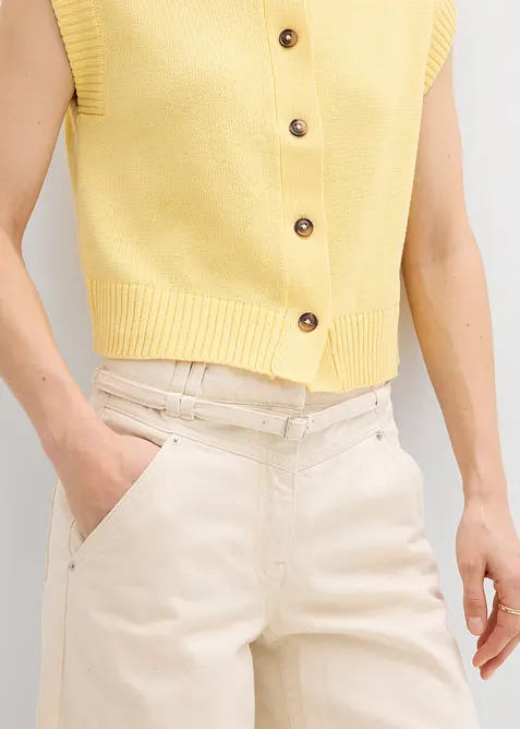 Strikkevest, bonprix