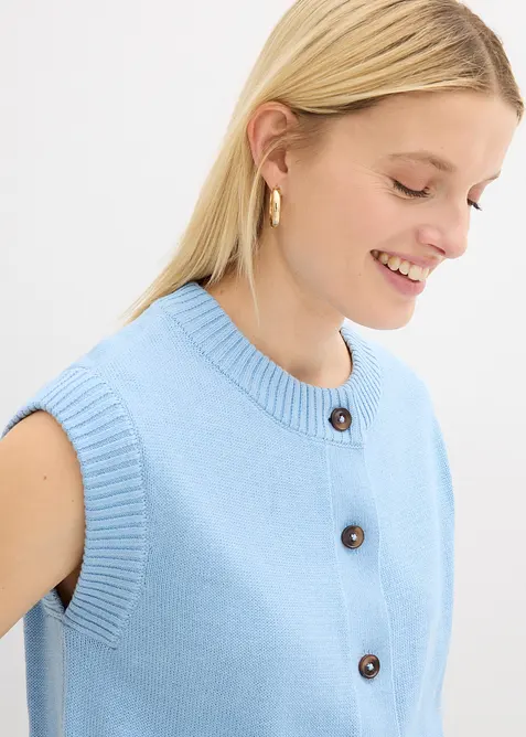 Strikkevest, bonprix