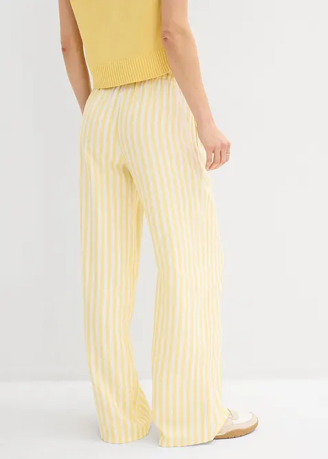 Vid bukse i lett viskosemiks, bonprix