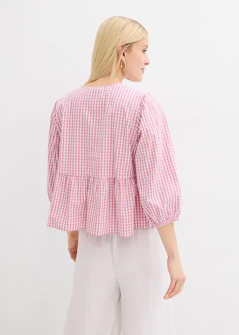 Bluse med knyting, bonprix