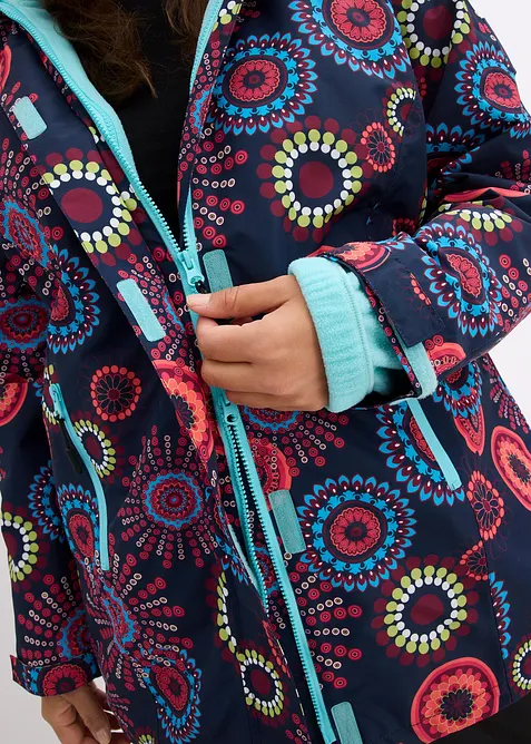 3-i-1-funksjonsjakke  med hette, vanntett, bonprix