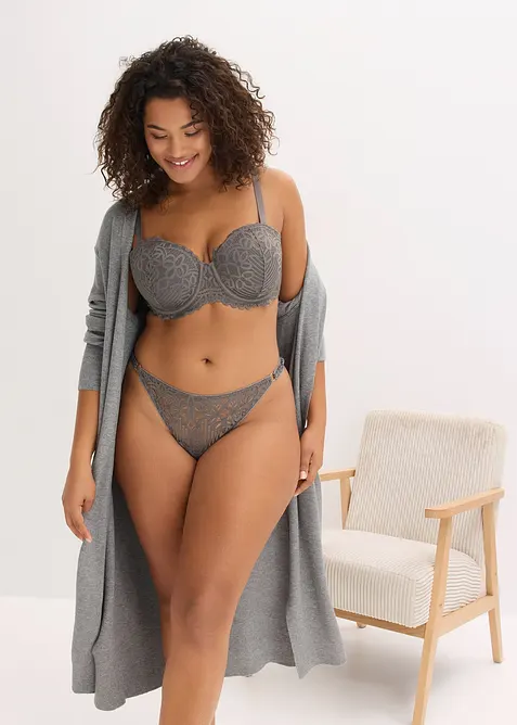 Mini-stringtruse i blondemateriale, bonprix