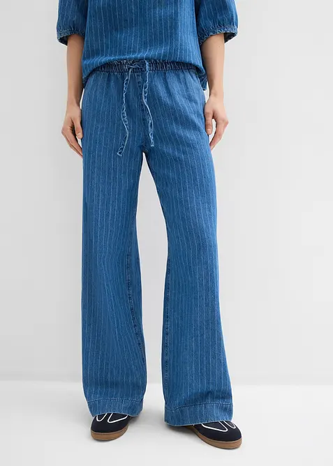 Pull on-Wide Leg-jeans, bonprix
